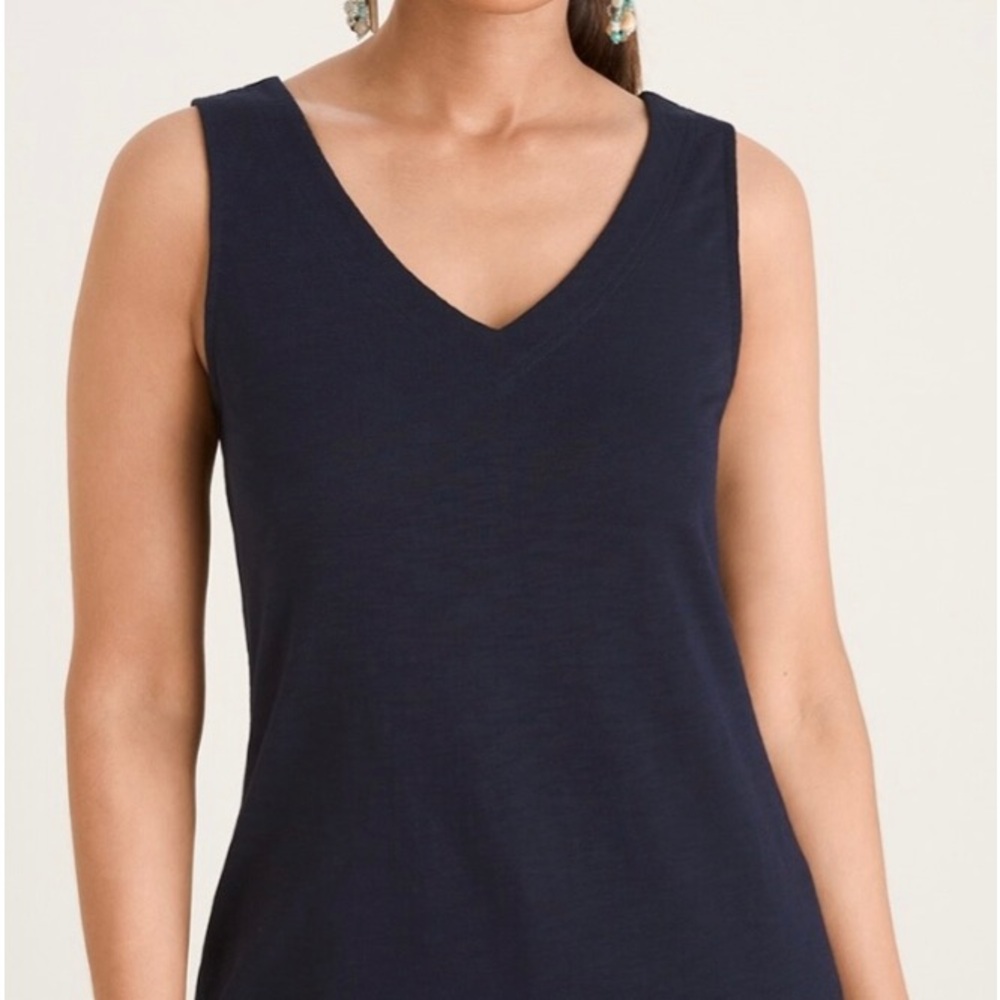 Chico’s double v-neck top